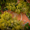Aerial view of Founders Garden